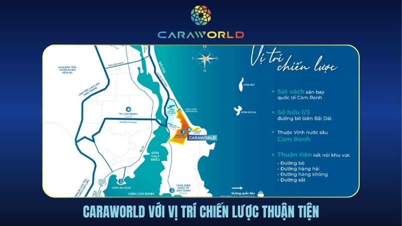 Caraworld với vị trí chiến lược thuận tiện