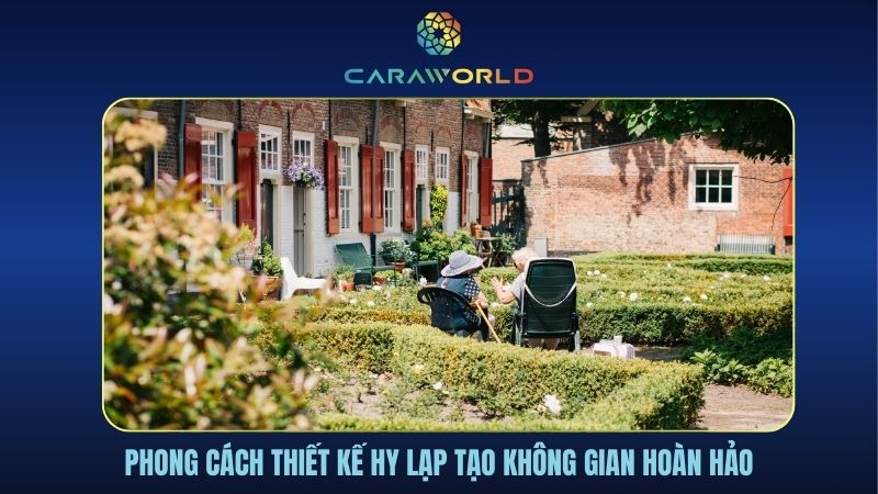 Phong cách thiết kế Hy Lạp tạo không gian hoàn hảo