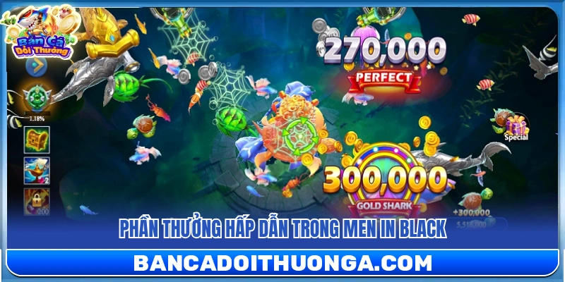 Phần thưởng hấp dẫn và đa dạng trong Men In Black